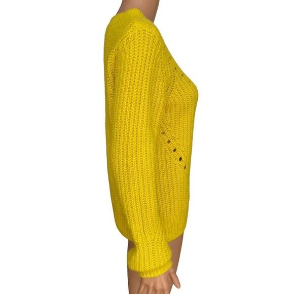 Gap Brushed Wool/alpaca Blend Pointelle Crewneck Sweater size S - Picture 3 of 8